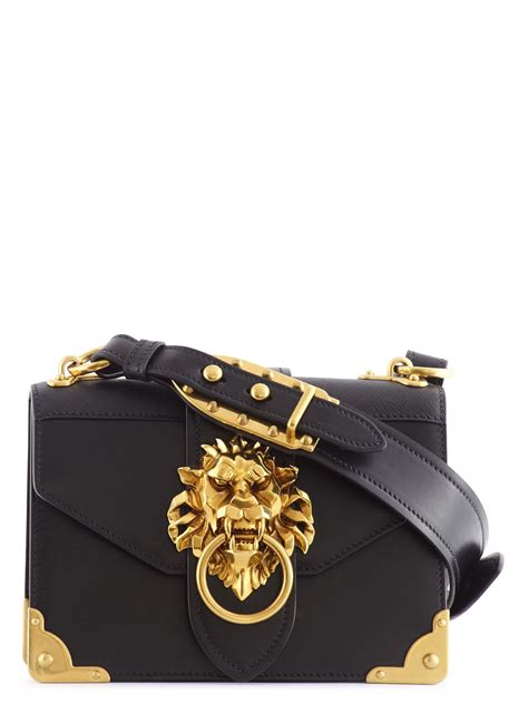 prada lion shoulder bag|prada animal lion shoulder bag.